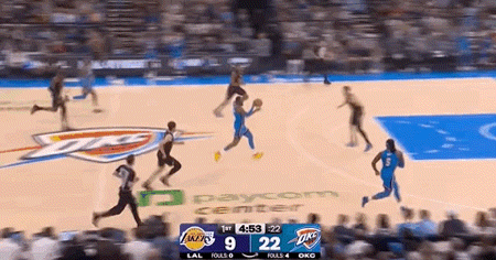 雷霆血虐湖人43分 东契奇伤退冲击季后赛资格