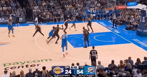 雷霆血虐湖人43分 东契奇伤退冲击季后赛资格