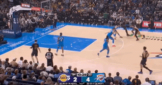 雷霆血虐湖人43分 东契奇伤退冲击季后赛资格